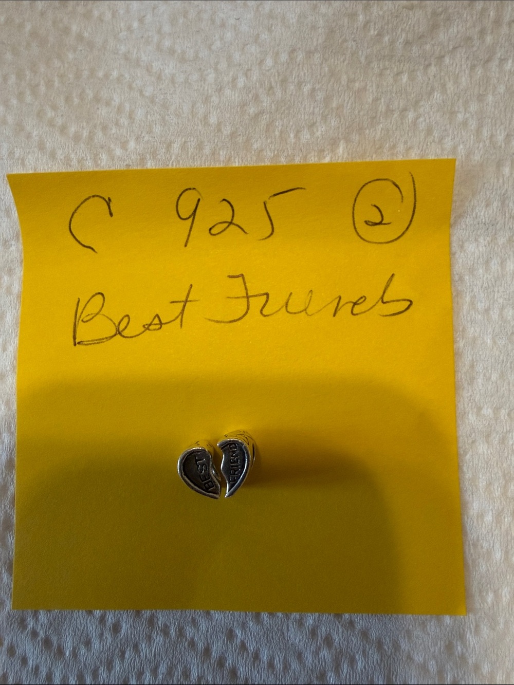 Camilla Split Heart Stud Earrings - Silver Tone